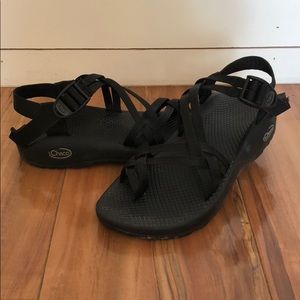 Black Chaco Sandals.